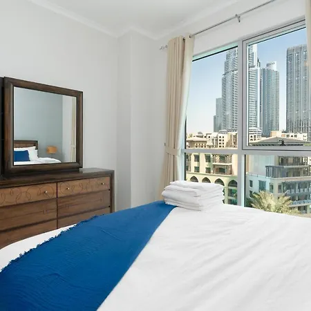 King 2 Bedroom With Burj Khalifa & Fountain View Dubai Exterior photo